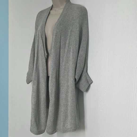 Madewell - Seabank Open Front Knit 3/4 Long Sleeve Open Cardigan Sweater Size M - Picture 6 of 11